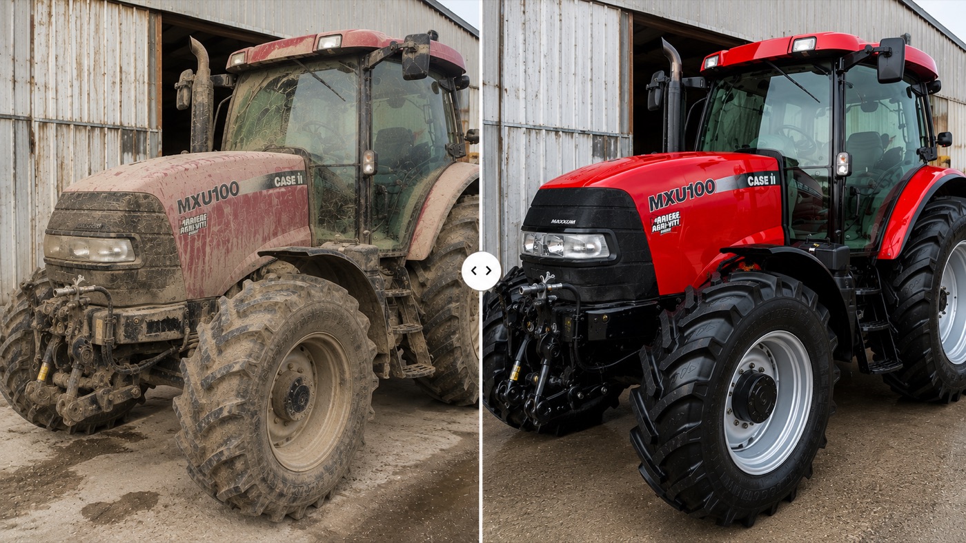 Tracteur restauré et protégé EcoProtect®