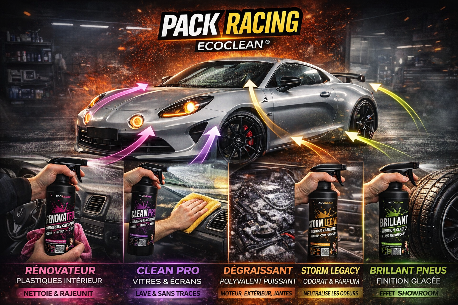 🏎️ PACK RACING ECOCLEAN®