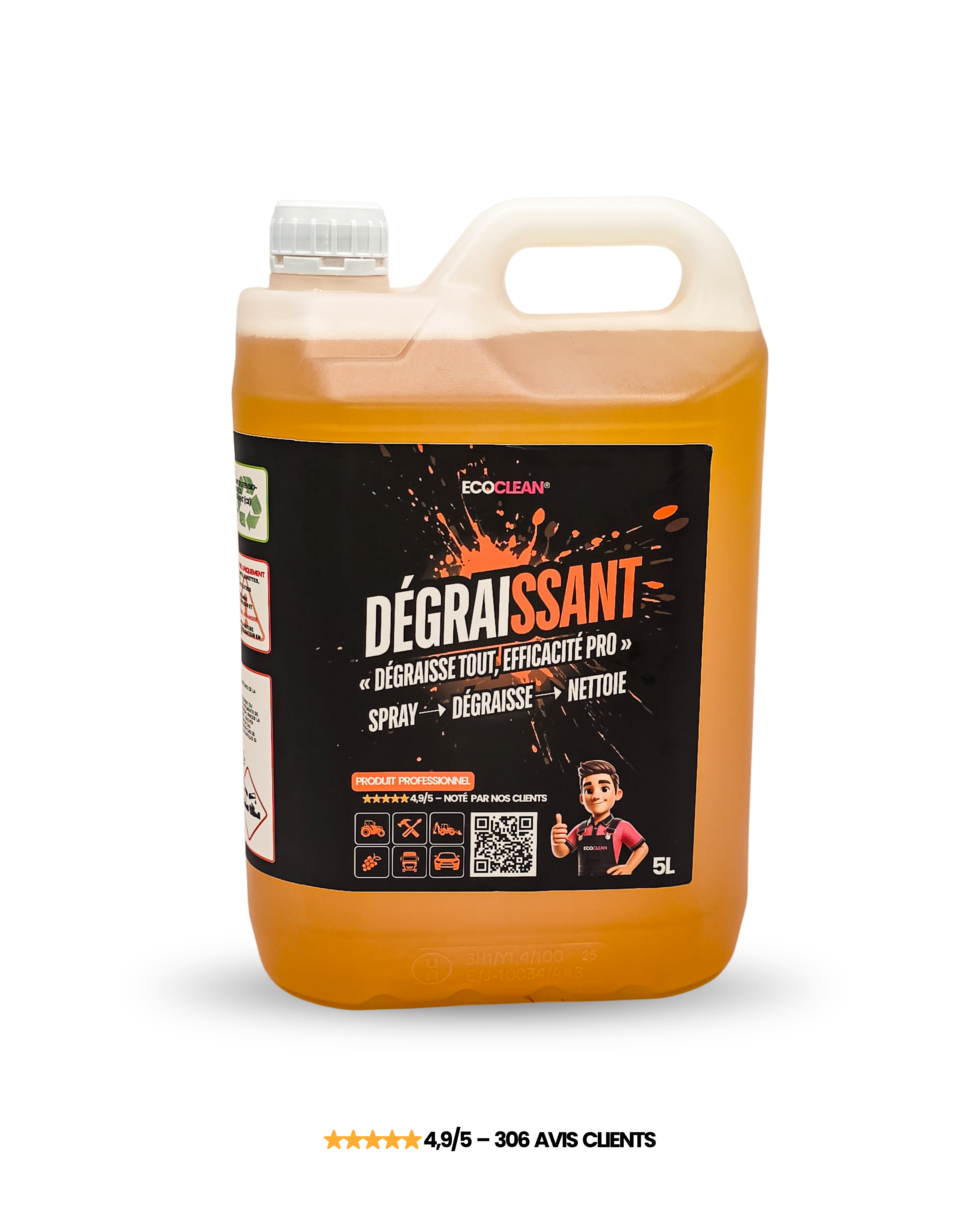 Dégraissant ECOCLEAN® – 5 L