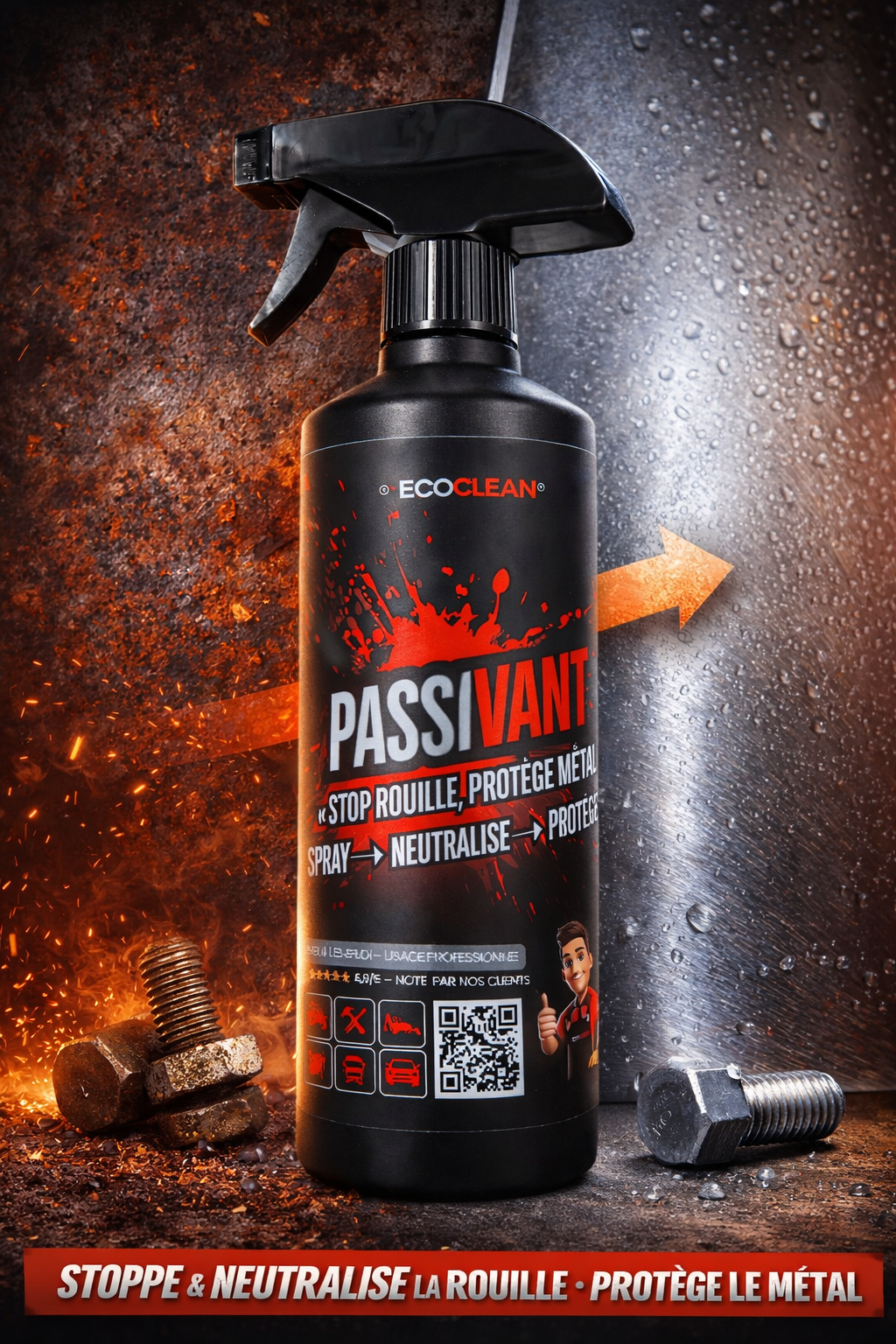 Passivant Ecoclean® – Stabilisation des surfaces métalliques - 500ml